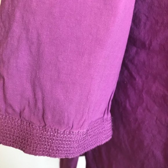 Eileen Fisher purple linen tunic, size L - Picture 7 of 12